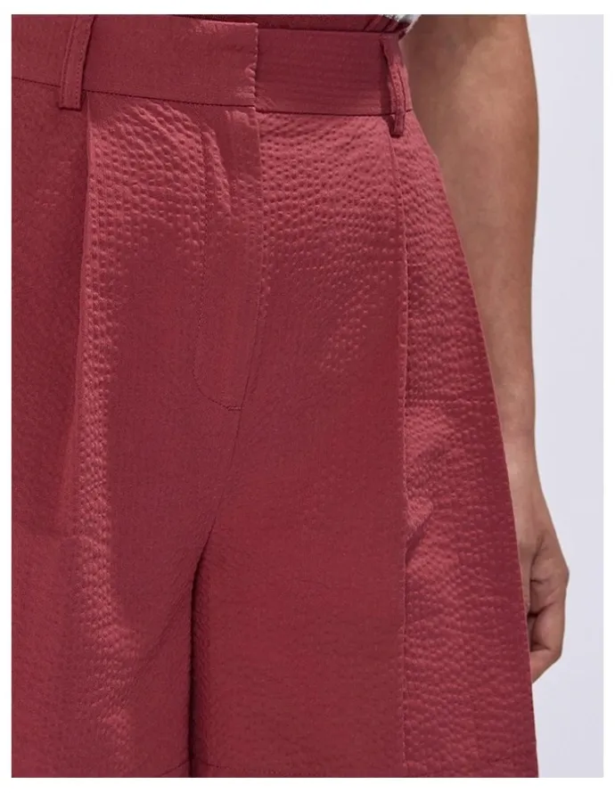 Marcs Moonstruck Seersucker Short in Dark Mahogany