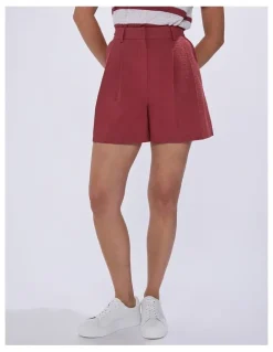 Marcs Moonstruck Seersucker Short in Dark Mahogany