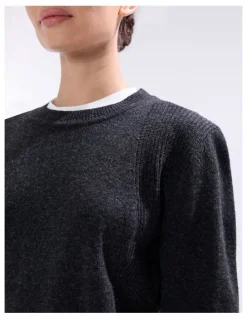 Marcs Morissette Merino Knit in Charcoal Melange