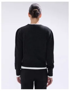 Marcs Morissette Merino Knit in Charcoal Melange