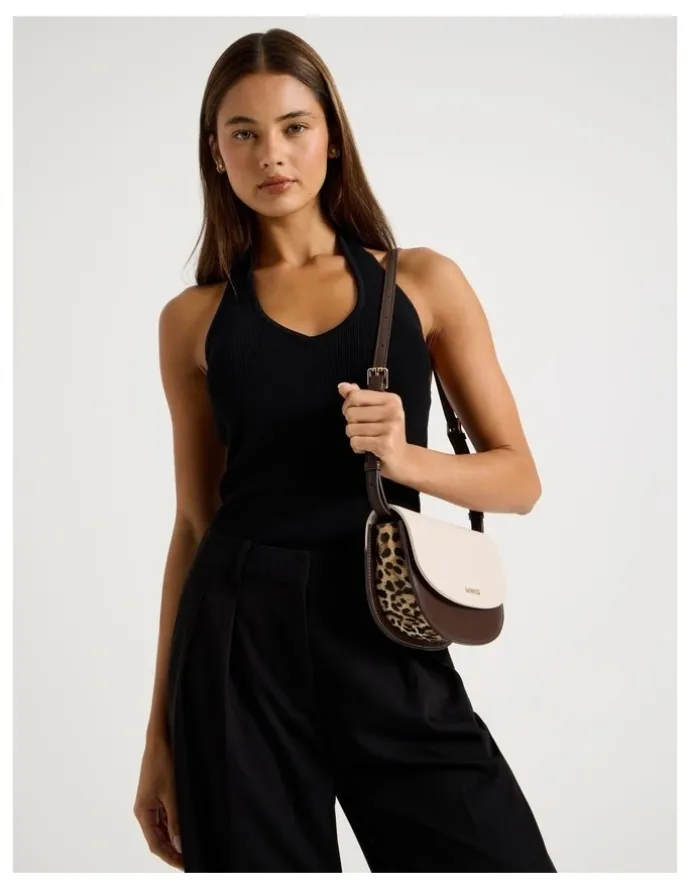 Marcs Palma Shoulder Bag in Leopard Combo