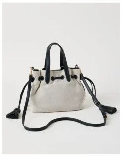 Marcs Puglia Crossbody Bag in Black & White