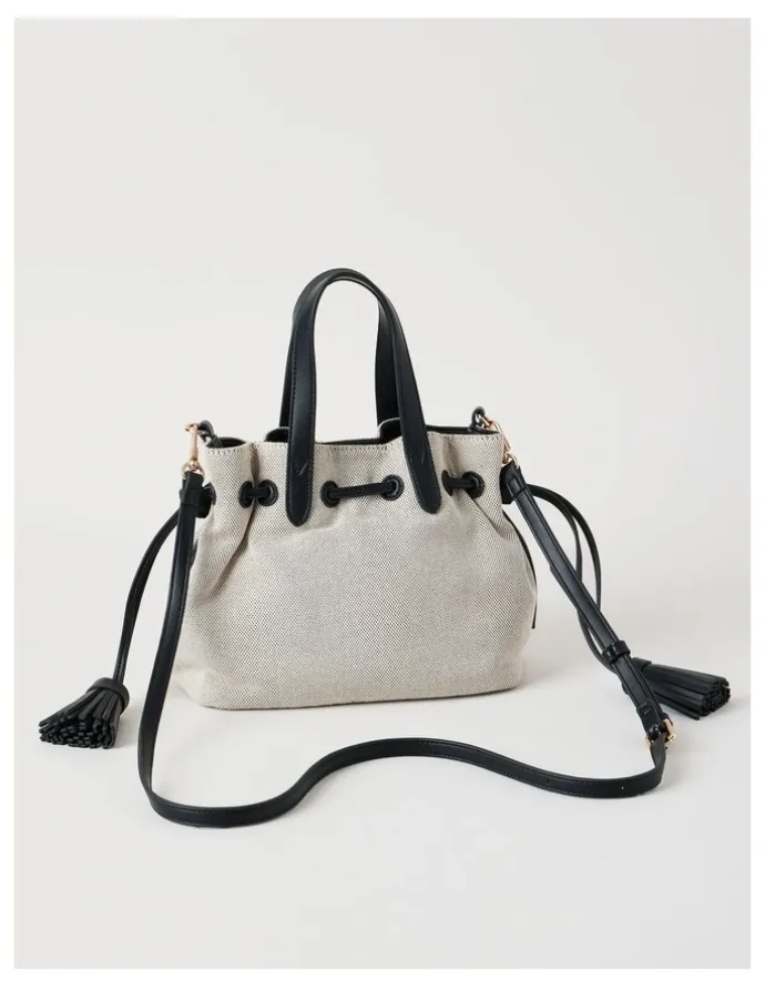 Marcs Puglia Crossbody Bag in Black & White