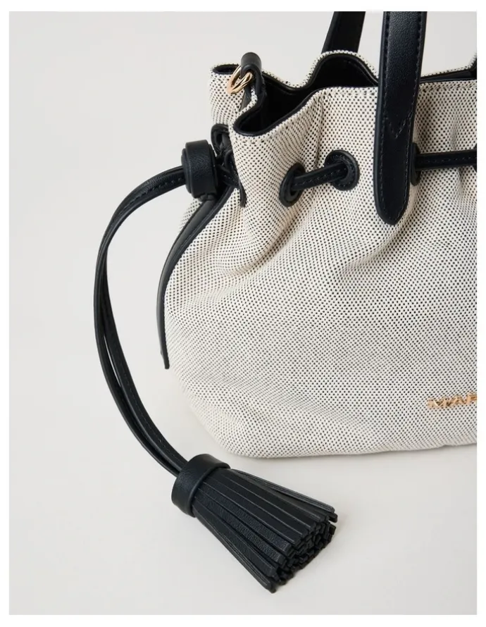 Marcs Puglia Crossbody Bag in Black & White