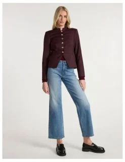 Marcs Sakura Jacket in Ruby Port
