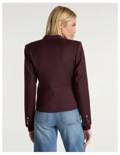 Marcs Sakura Jacket in Ruby Port