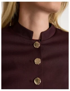 Marcs Sakura Jacket in Ruby Port