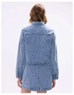 Marcs Sally Denim Jacket in Light Blue