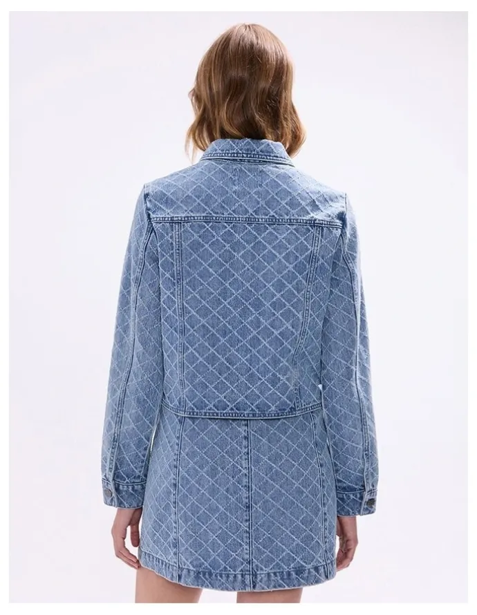 Marcs Sally Denim Jacket in Light Blue