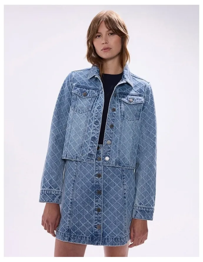 Marcs Sally Denim Jacket in Light Blue