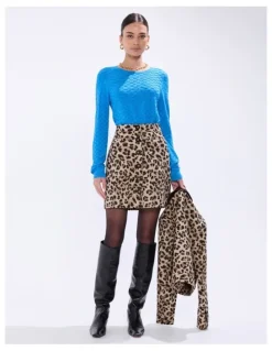 Marcs Siren Shimmer Knit in Bright Blue