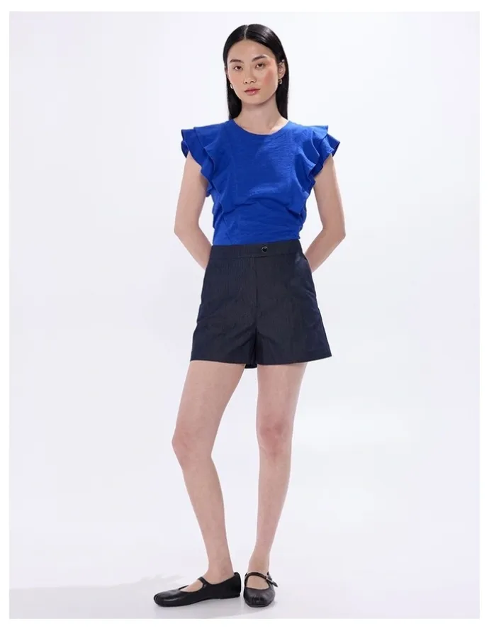 Marcs Spencer Smart Denim Short in Indigo