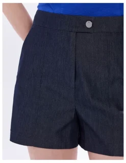 Marcs Spencer Smart Denim Short in Indigo