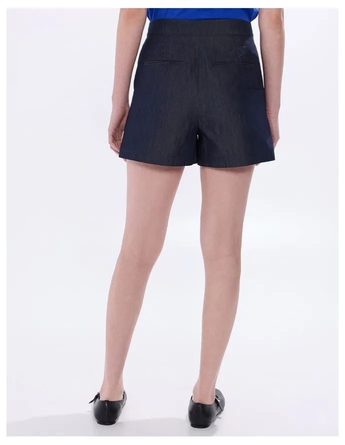 Marcs Spencer Smart Denim Short in Indigo