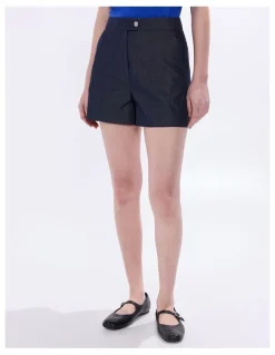 Marcs Spencer Smart Denim Short in Indigo