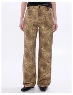 Marcs Spot To The Top Jeans in Brown Multi