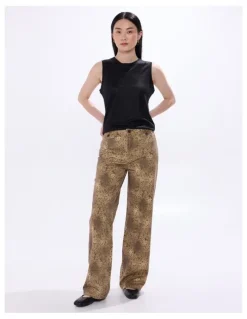 Marcs Spot To The Top Jeans in Brown Multi