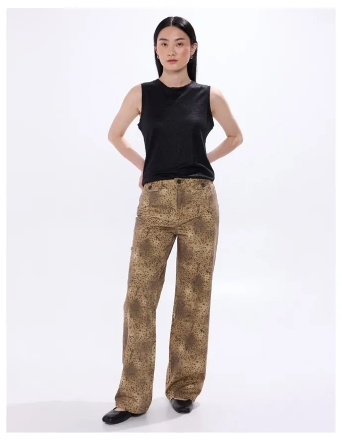 Marcs Spot To The Top Jeans in Brown Multi