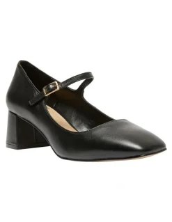 Marcs Tempt Heeled Shoes in Black Glove