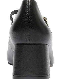Marcs Tempt Heeled Shoes in Black Glove