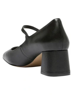 Marcs Tempt Heeled Shoes in Black Glove