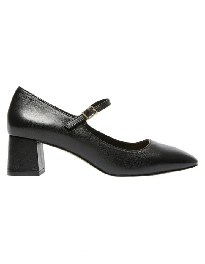Marcs Tempt Heeled Shoes in Black Glove