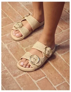 Marcs Tone Sandals in Natural Raffia