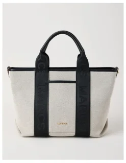 Marcs Tote Bag in Black & White