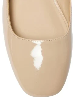 Marcs Tottie Flat Shoes in Nude Patent Leather