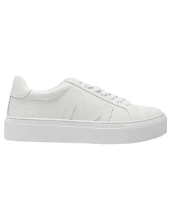 Marcs Trio Leather Sneakers in White