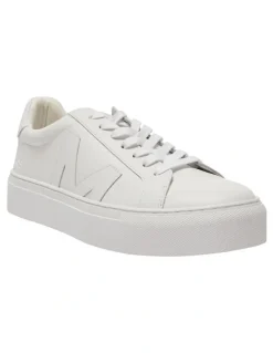 Marcs Trio Leather Sneakers in White