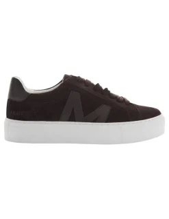 Marcs Trio Sneakers in Chocolate Suede