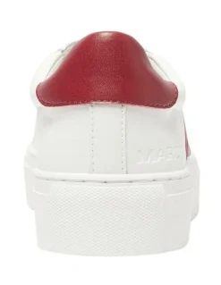 Marcs Trio Sneakers in White/Red