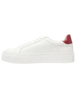 Marcs Trio Sneakers in White/Red