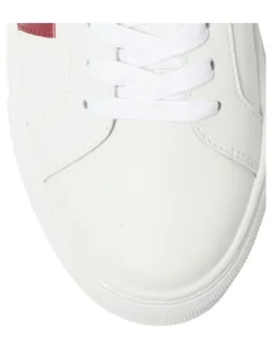 Marcs Trio Sneakers in White/Red