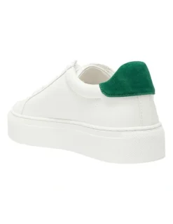 Marcs Trio Sneakers in White / Green
