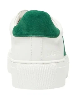 Marcs Trio Sneakers in White / Green