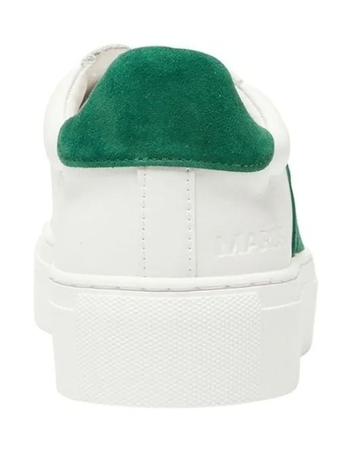 Marcs Trio Sneakers in White / Green