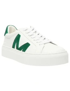 Marcs Trio Sneakers in White / Green