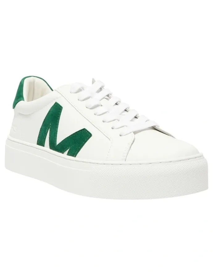 Marcs Trio Sneakers in White / Green