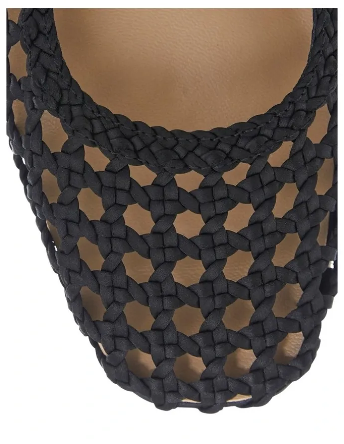 Marcs Tully Ballet Flats in Black Weave