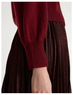 Marcs Vacation Cardigan in Ruby Port