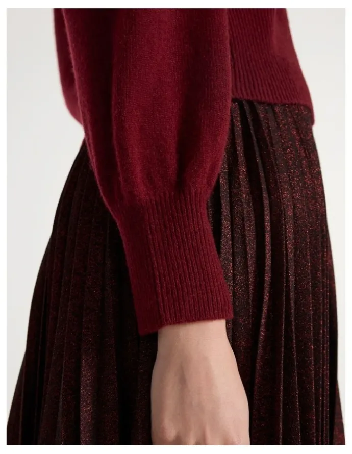 Marcs Vacation Cardigan in Ruby Port