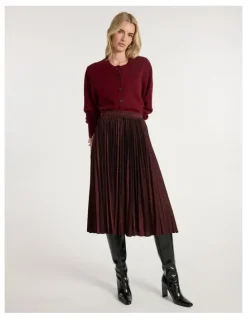 Marcs Vacation Cardigan in Ruby Port