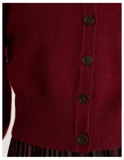 Marcs Vacation Cardigan in Ruby Port