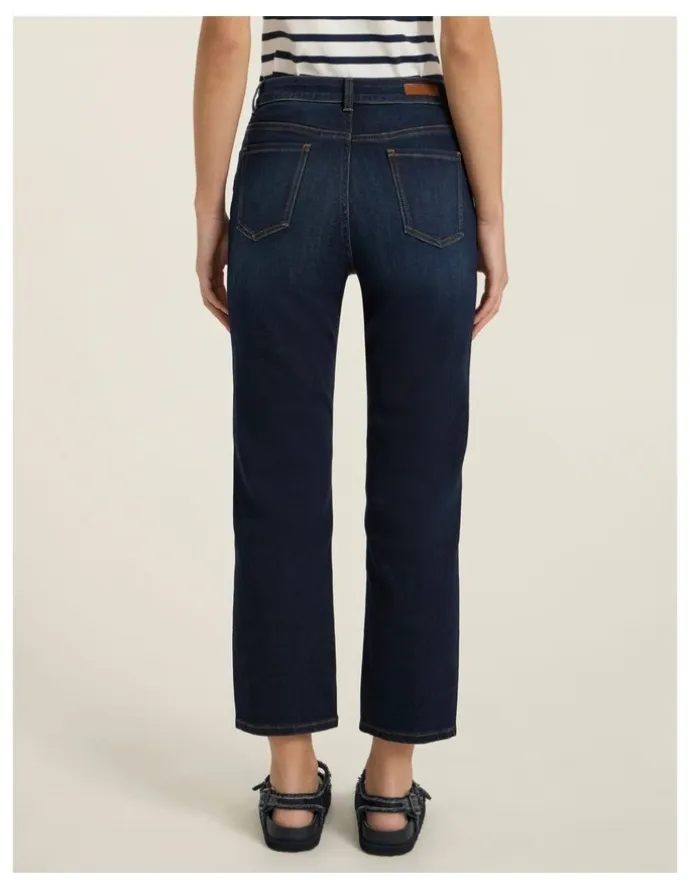 Marcs Girlfriend Straight Leg Jean in Deep Sea Blue