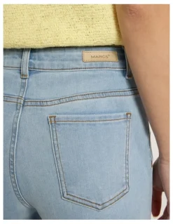 Marcs Girlfriend Straight Leg Jean in Boat Blue