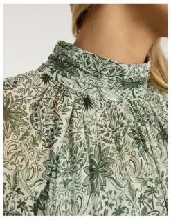 Marcs Holiday in The Sun Dress in Khaki Multi