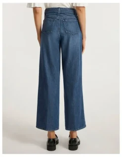 Marcs Paolo Wide Leg Jean in Mid Wash
