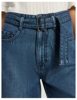 Marcs Paolo Wide Leg Jean in Mid Wash